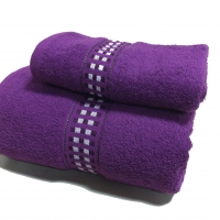 ผ้าเช็ดตัวและผ้าเช็ดหน้า สี PURPLE