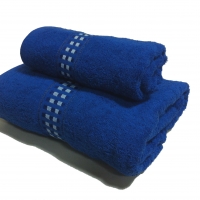 ผ้าเช็ดตัวและผ้าเช็ดหน้า สี BLUE