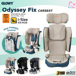 Glowy (โกลวี่) Odyssey Fix Carseat คาร์ซีทสำหรับเด็กโตที่มีส่วนสูงส่วนสูง 76-150 ซม.