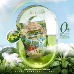 คลอโรฟิลล์ คอลลาเจน แจ่มใส Jamsai Chlorophyll Collagen Plus