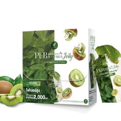 Pananchita PER Matcha Plus Kiwi Fiber Jelly เจลลี่ไฟเบอร์รสกีวีผสมชาเขียว