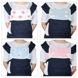 ผ้าซับน้ำลาย ผ้ากันเปื้อนสำหรับหุ้มเป้อุ้มเด็ก กันน้ำลาย-กันแทะ NanaBaby Teething Pads