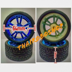 ล้อ tt motor64mm