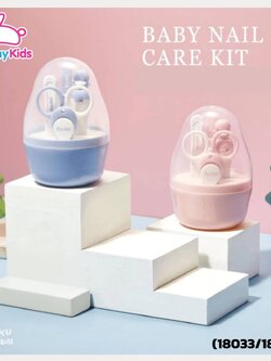 (18033/18034) KUKU DUCKBILL Baby Nail Care Kit ชุดกรรไกรตัดเล็บเด็กและทำความสะอาดหู