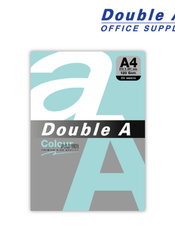 กระดาษสี / การ์ดสี A4 120 แกรม แพ็ค 50 แผ่น สี Blue-Cyan