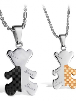 สร้อยคู่ My Dear Teddy Bear (เก็บเงินปลายทางได้)