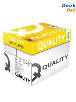 กระดาษ Quality Yellow A4 70 แกรม (1 กล่อง)
