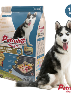 อาหารสุนัข เพ็ทซูกะพรีเมี่ยม สูตรสุนัขโต (พันธุ์กลาง-ใหญ่) 1.5 KG