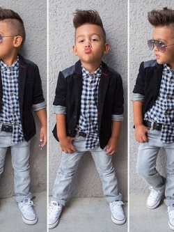 ชุดเด็กชาย 1-6 ปี ออกงาน ชุดสุดหล่อ เซต 3 ชิ้น สูท เชิ๊ต กางเกงเด็ก