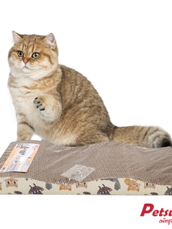 ที่ลับเล็บแมว Petsuka ลายการ์ตูน แบบคลื่น