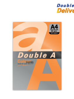 กระดาษสี 80 แกรม แพ็ค 100 แผ่น สีส้มเข้ม (Saffron)