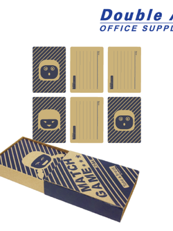 กระดาษโน้ตการ์ดเกมจับคู่ 65x90mm. 300 แกรม 30 แผ่น จำนวน 1 กล่อง