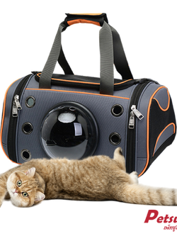 กระเป๋าสัตว์เลี้ยงแบบถือ-สะพายข้าง Petsuka ทรงแคปซูลอวกาศ