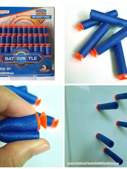 กระสุนโฟม 30 นัด กระสุนสำหรับปืน NERF เนิร์ฟกัน ยี่ห้อ Shoot Gun Powerful