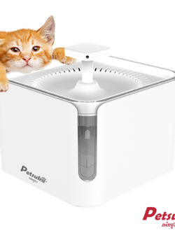 น้ำพุแมว เครื่องให้น้ำสัตว์เลี้ยงอัตโนมัติ Petsuka ขนาด 3 ลิตร