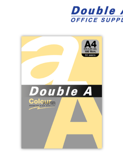 กระดาษสี / การ์ดสี A4 180 แกรม แพ็ค 50 แผ่น สีส้มพาสเทล