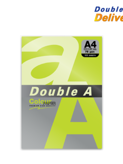 กระดาษสี 75 แกรม แพ็ค 100 แผ่น สีเขียวนีออน