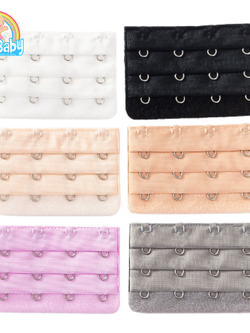 ตะขอเสื้อใน4แถว แผ่นต่อหลังเสื้อชั้นใน 4 ตะขอ สำหรับใส่ด้านหลังเสื้อใน เพิ่มขนาดรอบใต้อก