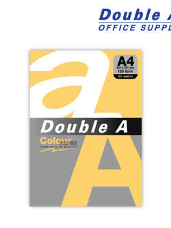 กระดาษสี / การ์ดสี A4 120 แกรม แพ็ค 50 แผ่น สี Orange-Amber