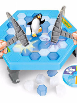 [กล่องใหญ่] ของเล่นทุบน้ำแข็ง ของเล่นเพนกวิน เกมทุบน้ำแข็ง ของเล่นทุบน้ำแข็ง Penguin Trap เกมแพนกวิน แพนกวินน้ำแข็ง 25 X 6 X 26 CM