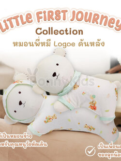 Little Eden (ลิตเติ้ลอีเด้น) Teddy House x Little Eden - หมอนพี่หมี Logoe (2 ไซส์)