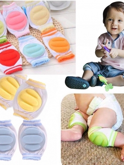 สนับเข่าเด็กเล็ก หัดเดิน-หัดคลาน บุฟองน้ำกันกระแทกหัวเข่า Baby Knee Protection Pad