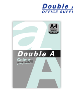 กระดาษสี 80 แกรม แพ็ค 100 แผ่น สีฟ้าพาสเทล