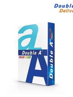 กระดาษ Double A Color Print A4 90 แกรม 500 แผ่น จำหน่าย 1 รีม