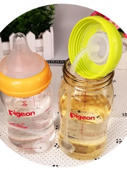 หลอดขวดนม สายต่อจุกนม (คอกว้าง) แปลงเป็น ขวดนมมีสายดูด/จุกนมหลอดดูด/จุกนมหัดดูด หลอดดูดสะดวก ไม่ต้องยกก้น กันสำลัก สำหรับขวดนมพีเจ้นคอกว้าง