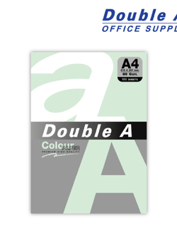 กระดาษสี 80 แกรม แพ็ค 100 แผ่น สีเขียวพาสเทล