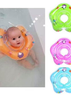 ห่วงยางสวมคอว่ายน้ำ สำหรับทารก ยี่ห้อ ABC ลายปลาโลมา