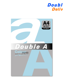 กระดาษสี / การ์ดสี A4 150 แกรม แพ็ค 50 แผ่น สีฟ้า (Navy Blue)