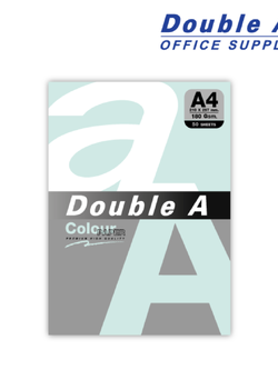 กระดาษสี / การ์ดสี A4 180 แกรม แพ็ค 50 แผ่น สีฟ้าพาสเทล