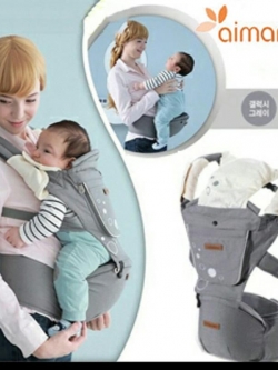 เป้อุ้มเด็ก aimama เป้อุ้มคาดเอว เป้อุ้มทารก เป้อุ้มเด็กโต มีที่นั่ง Hip Seat สำหรับเด็กเล็ก-เด็กโต วัย 4-48 เดือน