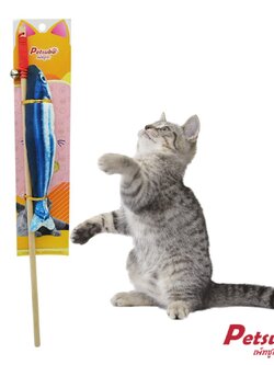 ไม้ล่อแมว Petsuka ปลาทะเลสีฟ้า