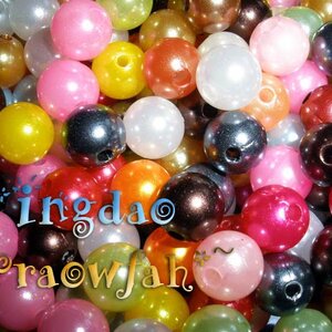 มุกอะครีลิก 10, 12 มิล.