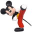 กาชาปองฟิกเกอร์ตัวการ์ตูนดิสนีย์ Mickey & Friends Cinematic Figures -Kung Fu-