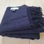 ผ้าคลุมไหล่ 100%Cashmere สีดำ