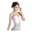 คอร์เซ็ท Corset สีขาวสุดเซ็กซี่ ผ้า SPANDEX ปั้มลาย เนื้อดี ตัดเย็บเยี่ยม !!