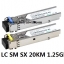 SFP Single Mode LC Simplex 20 KM 1.25G DDM A+B (คู่)
