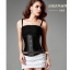 คอร์เซ็ท Corset ครึ่งตัวสีดำ แบบเรียบ ผ้าซาติน กระชับเอวและหน้าท้อง โดยเฉพาะ คุณภาพเยี่ยม