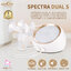 (12417) SPECTRA Dual S เครื่องปั๊มนมระบบ 2 มอเตอร์ใหญ่ แยกการทำงานซ้าย-ขวาได้