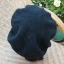 หมวกเบเร่ต์ BROWNY 100% wool สีดำ /ของใหม่/