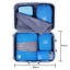 Bagsmart กระเป๋าจัดระเบียบเดินทาง 4 ใบ กันน้ำ พกพาสะดวก ใส่เสื้อผ้า, อุปกรณ์ไอที, อุปกรณ์น้ำ และรองเท้า (Blue)