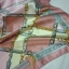 ผ้าพันคอผืนใหญ่ 100% silk ผูกคอ ผูกผม