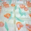 ผ้าพันคอผืนใหญ่ 100% silk ELLE สวยมาก
