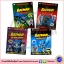 DK Ultimate Amazing Sticker Book : DC Comics : Batrman : 65 Reusable เซตหนังสือสติกเกอร์ แบทแมน 4 เล่ม