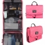 Bagsmart กระเป๋าใส่อุปกรณ์อาบน้ำ คุณภาพสูง ใส่อุปกรณ์อาบน้ำ แขวนได้ สำหรับเดินทาง ท่องเที่ยว (Pink)