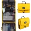 Bagsmart กระเป๋าใส่อุปกรณ์อาบน้ำ คุณภาพสูง ใส่อุปกรณ์อาบน้ำ แขวนได้ สำหรับเดินทาง ท่องเที่ยว (Yellow)