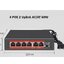 POE 4 Port 2 Uplink 48V IEEE 802.3AF/AT 60W